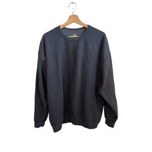 Athletic Crewneck Sweatshirt Dark Gray Women's Men's Size XL  Pullover